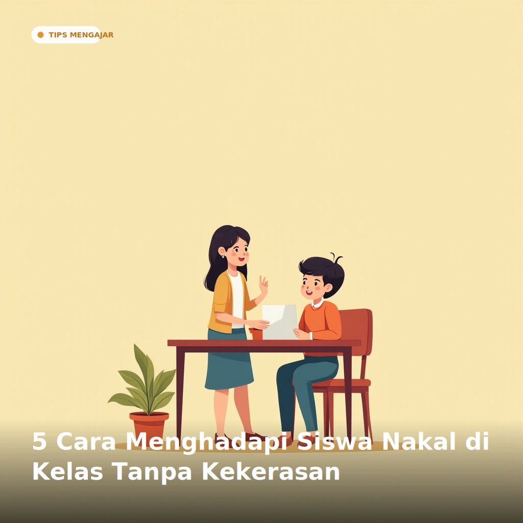 5 Cara Menghadapi Siswa Nakal di Kelas Tanpa Kekerasan
