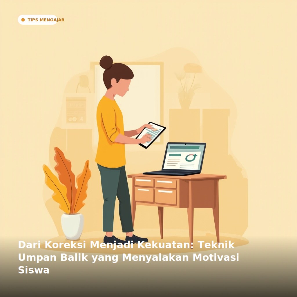 Dari Koreksi Menjadi Kekuatan: Teknik Umpan Balik yang Menyalakan Motivasi Siswa