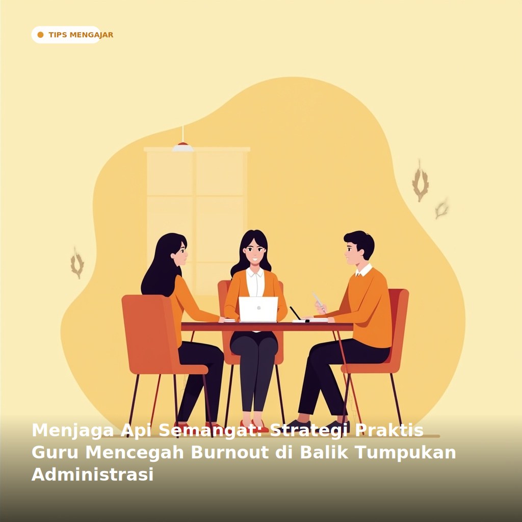 Menjaga Api Semangat: Strategi Praktis Guru Mencegah Burnout di Balik Tumpukan Administrasi