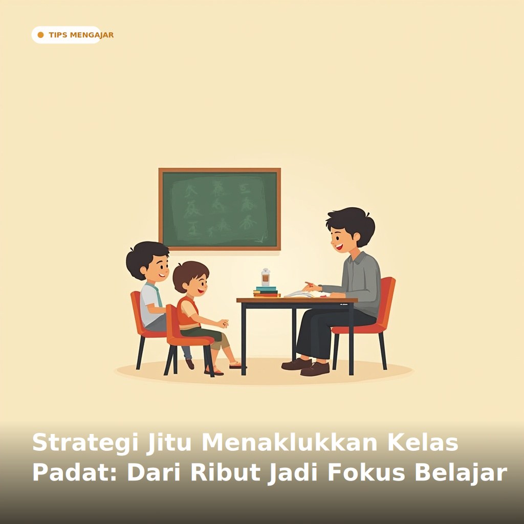 Strategi Jitu Menaklukkan Kelas Padat: Dari Ribut Jadi Fokus Belajar