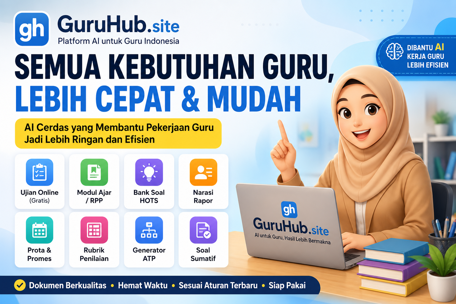 GuruHub: Solusi AI Modern untuk Mempermudah Pekerjaan Guru
