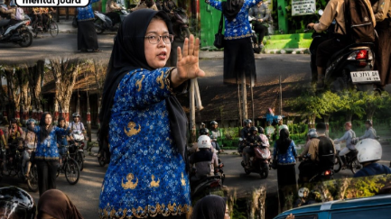 Lebih dari Sekadar Piket: Ketika Guru Menjaga Keselamatan di Jantung Lalu Lintas